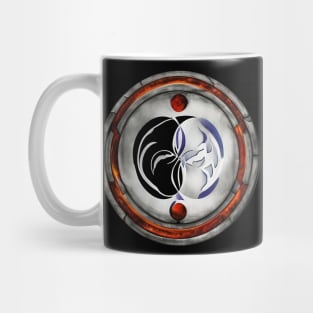 Yin Yang Art 019 Created by AI Mug